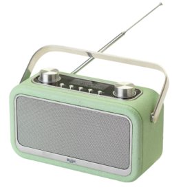 Bush - Leather Look Bluetooth DAB Radio - Pistachio